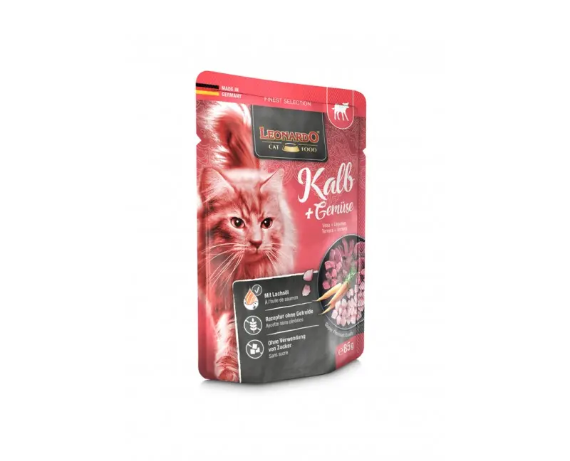  LEONARDO - Sachet fraîcheur Veau + Légumes 85g