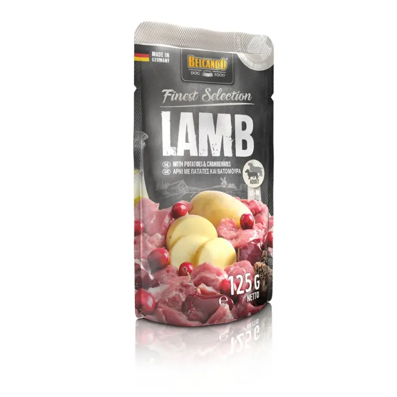 BELCANDO - Sachet fraîcheur : Agneau & pommes de terre, canneberge