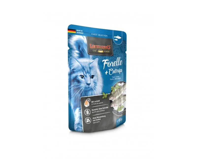 LEONARDO - Sachet fraîcheur Truite + cataire 85g