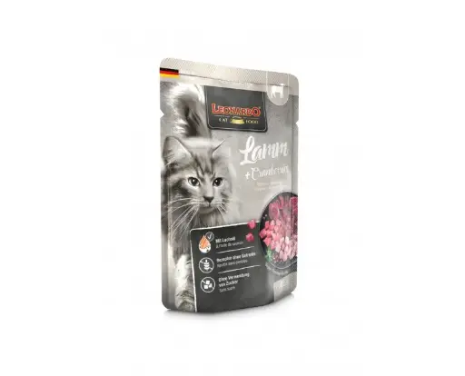 [756455]  LEONARDO - Sachet fraîcheur Agneau + 
 Canneberges 85g